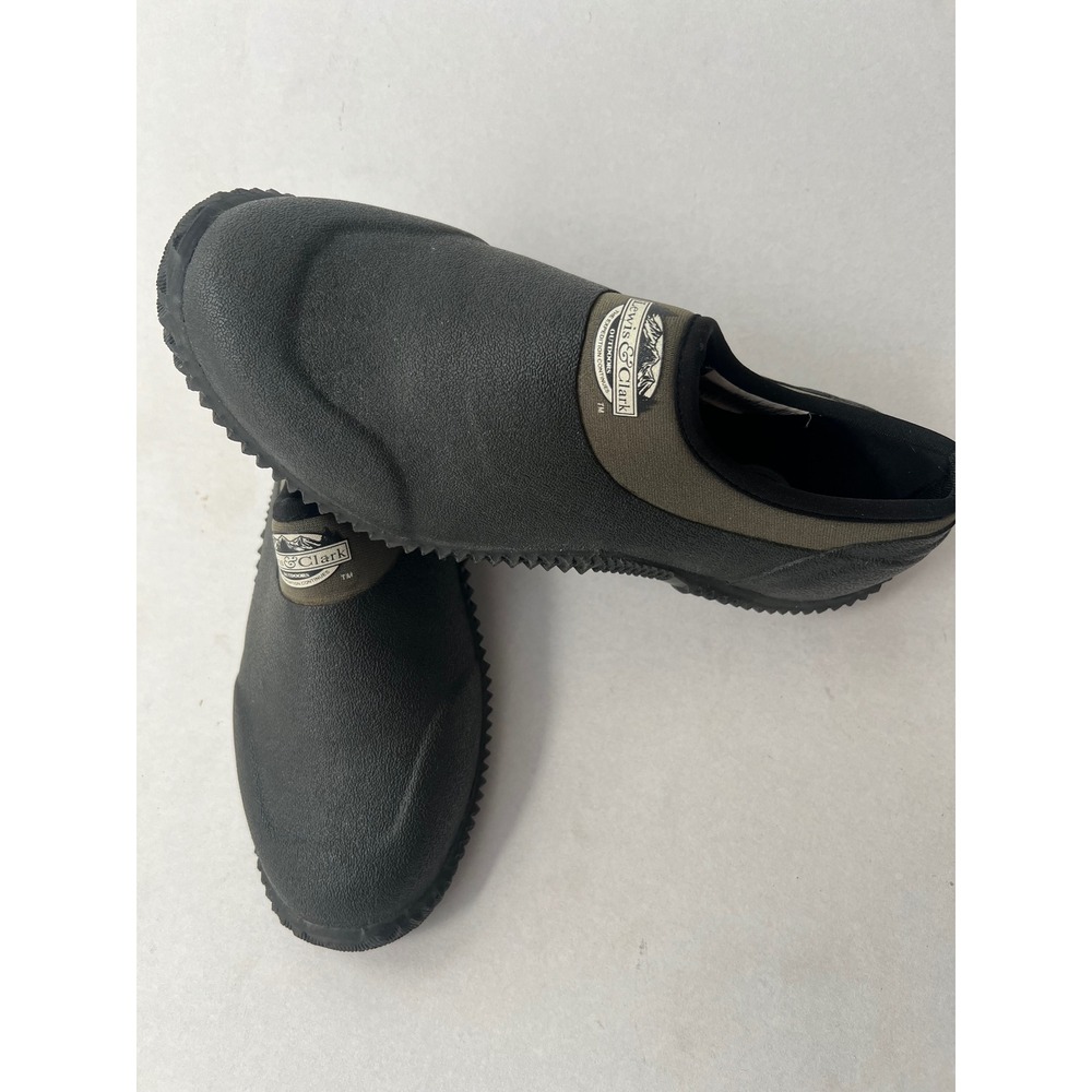 Men's Black Slip-On Rain & Snow Shoe